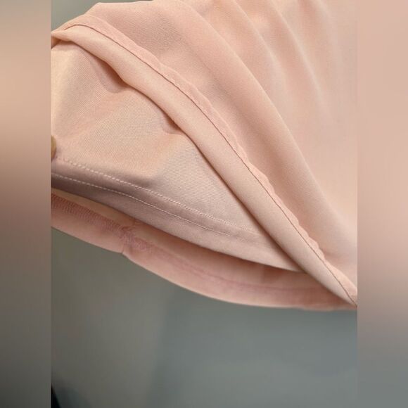 Lulu’s Shifting Dears Peach Long Sleeve Dress - Picture 11 of 12